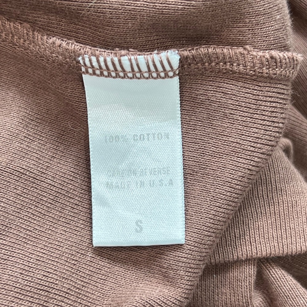 Barbara Lesser‎ Snap Front Duster Cardigan Pockets Knit Brown Small - Picture 8 of 8